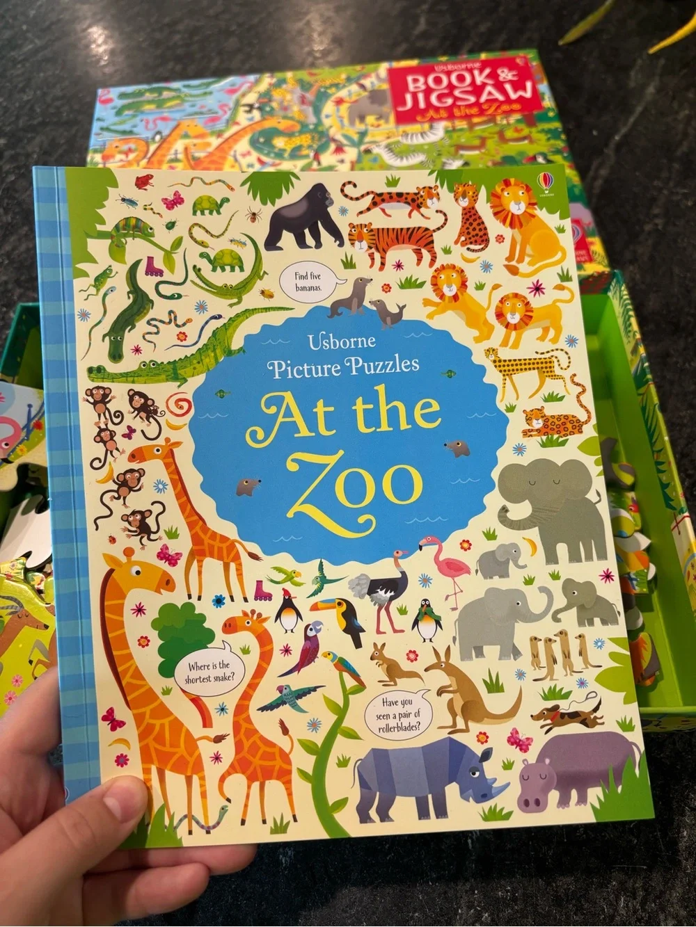 Usborne 100 piece zoo puzzle, Eric Carle & under the sea 48 piece kids puzzles